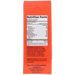 Wedderspoon, Manuka Honey Plus, Immunity, Tart Cherry with Sunflower Seedbutter, 5 Pouches, 1.1 oz (30 g) Each