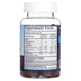 Mommy's Bliss, Kids, жевательные таблетки с бузиной для детей, поддержка иммунитета, 60 жевательных таблеток