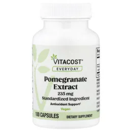 Vitacost, Everyday, экстракт граната, 235 мг, 100 капсул