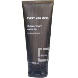 Every Man Jack, Крем для бритья, для чувствительной кожи, без отдушек, 200 мл (6,7 жидких унций )