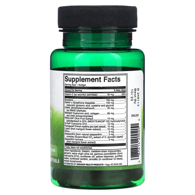 Swanson, The Skin Pill, 30 мягких таблеток