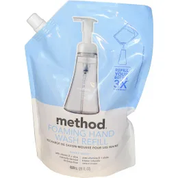 Method, Пенящееся средство для мытья рук в экономичной упаковке, Сладкая вода, 28 жидких унций (828 мл)