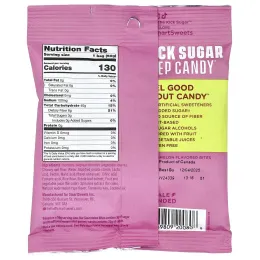 SmartSweets, Sourmelon Bites™, арбуз, 50 г (1,8 унции)