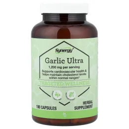 Vitacost, Synergy®, Garlic Ultra, 180 капсул (600 мг в 1 капсуле)