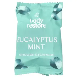 Body Restore, Пароварки для душа, эвкалипт и мята, 15 таблеток, 13,2 унции