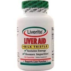 Liverite, Помощь печени плюс расторопша 150 капсул