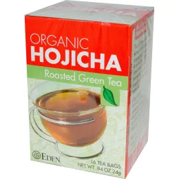 Eden Foods, Органический ходзитя, жареный зеленый чай, 16 чайных пакетиков,24 г