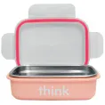 Think, Thinkbaby, ланч бокс, розовый, 9 унций (250 мл)