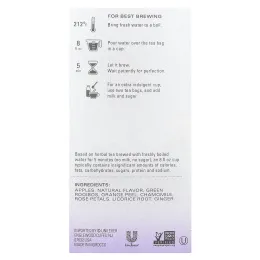 TAZO, Dessert Delights, травяной чай, лимонная буханка в глазури, без кофеина, 15 чайных пакетиков, 31,2 г (1,10 унции)