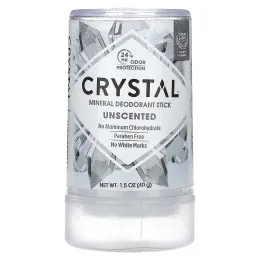 Crystal Body Deodorant, Минеральный дезодорант, без запаха, 1,5 унции (40 г)