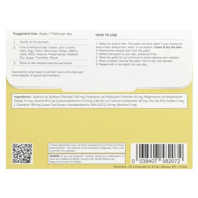 PatchAid, Патчи для помощи при голодании, 30 шт.