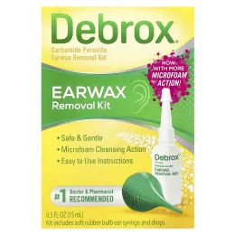 Debrox, Набор для удаления ушной серы, 15 мл (0,5 жидк. унц.)