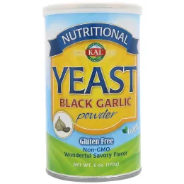 KAL, Nutritional Yeast Black Garlic Powder, 6 oz (170 g)