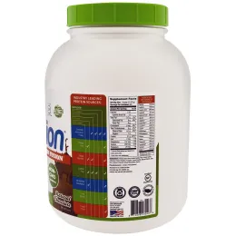 RawFusion, Гибридный протеин растительного происхождения, натуральный шоколад, 65.6 унции (1861.8 г)