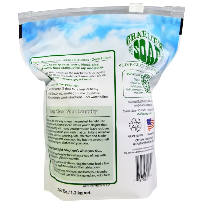Charlie's Soap, Inc., Стиральный порошок, 1,2 кг