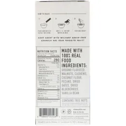 Wildway, Grain Free Instant Hot Cereal, Blueberry Flax, 4 Packets, 7 oz (198 g)