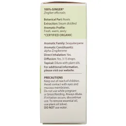 Pranarom, Essential Oil, Ginger, .17 fl oz (5 ml)