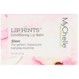 MyChelle Dermaceuticals, Кондиционирующий бальзам для губ Lip Hints, прозрачный, 5,7 г