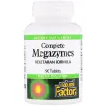 Natural Factors, Complete Megazymes, 90 таблеток
