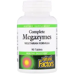 Natural Factors, Complete Megazymes, 90 таблеток