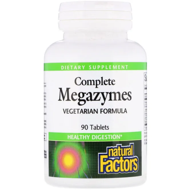 Natural Factors, Complete Megazymes, 90 таблеток