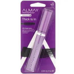 Almay, Водостойкая объемная тушь One Coat, 421, черная, 0,26 ж. унц. (7,7 мл)