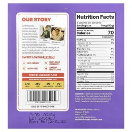 Shameless Snacks, жевательные конфеты, персик, 6 пакетиков по 50 г (1,8 унции)