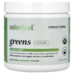 Sprout Living, Colorfuel ™ Greens, 300 г (10,6 унции)