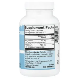 Vitacost, Potassium & Magnesium, 200 Capsules