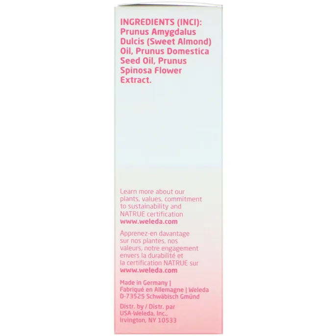 Weleda, Успокаивающее масло для деликатного ухода, экстракты миндаля, для чувствительной кожи, 1,7 жидкой унции (50 мл)