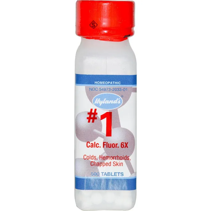 Hyland's Naturals, #1 Calc. Fluor. 6X, 500 таблеток