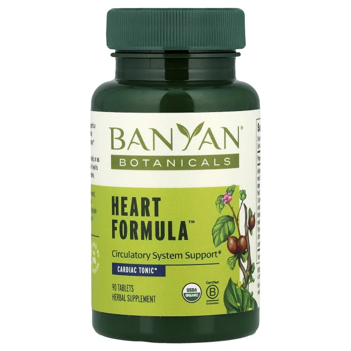 Banyan Botanicals, Heart Formula ™, 90 таблеток