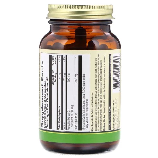 Montana Big Sky     , Propolis, 90 Capsules