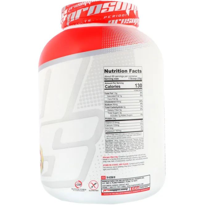 ProSupps, Сыворотка PS, торт на день рождения, 2268 г