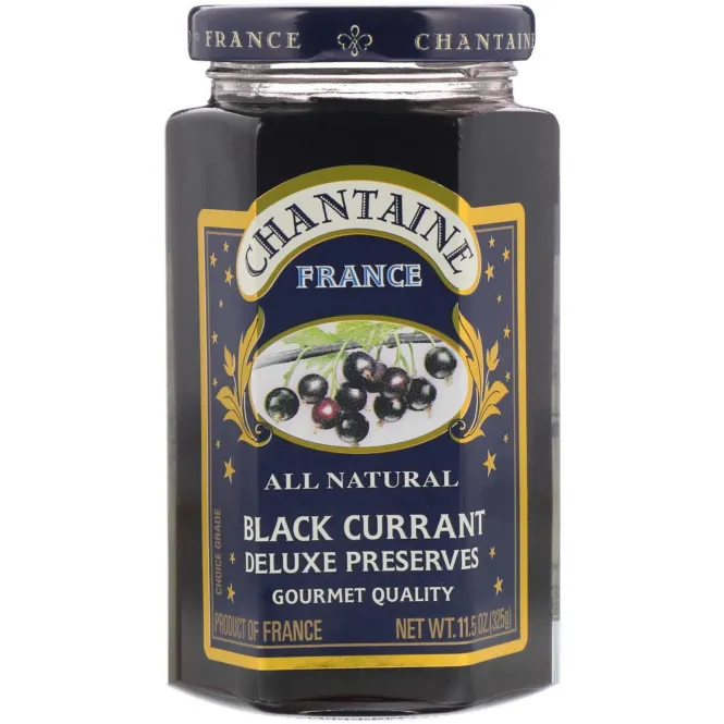 Chantaine, Deluxe Preserves, Черная смородина 11.5 унции (325 г)
