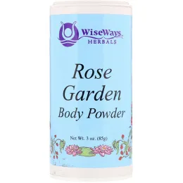 WiseWays Herbals, LLC, Rose Garden Body Powder, 3 oz (85 g)