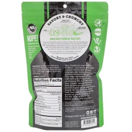 Bubba's Fine Foods, Банановые чипсы с чесноком, 2,7 унций (77 г)