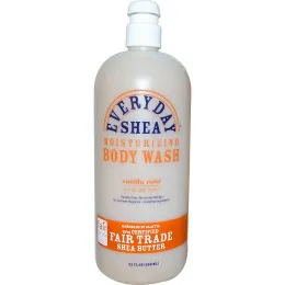 Everyday Shea, Увлажняющий гель для душа, Ваниль и мята 32 жидких унции (950 мл)