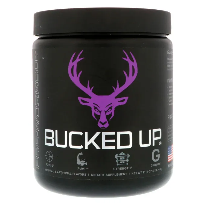 Bucked Up, Средство для приема перед тренировкой, виноградная прибавка, 323,70 г
