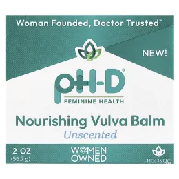 pH-D Feminine Health, Питательный бальзам для вульвы, без запаха, 56,7 г (2 унции)