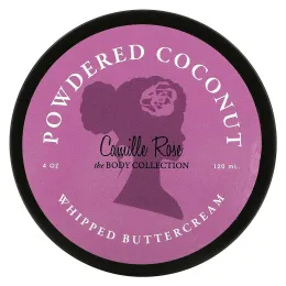 Camille Rose, Whipped Buttercream, Powdered Coconut, 4 oz (120 ml)