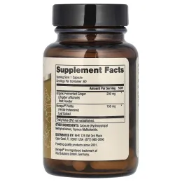 Dr. Mercola, ферментированный имбирь, 60 капсул