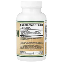 Double Wood Supplements, Mushroom Max, 120 капсул