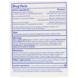 Boiron, Quietude, помощь сну, 60 быстрорастворимых таблеток