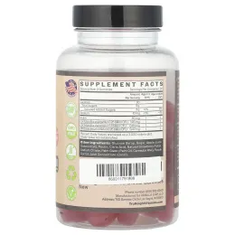 TruHeight, Жевательные таблетки с пребиотиками и пробиотиками, для детей от 2 лет, со вкусом клубники, 60 жевательных таблеток