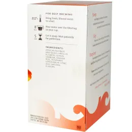 Tazo Teas, Травяной чай, Цитрусовый ройбуш «Скарлет» без кофеина, 20 чайных пакетиков, 1,9 унции (55 г)