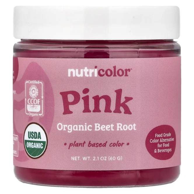 Nutricost, Nutricolor™, розовый корнеплод органической свеклы, 60 г (2,1 унции)