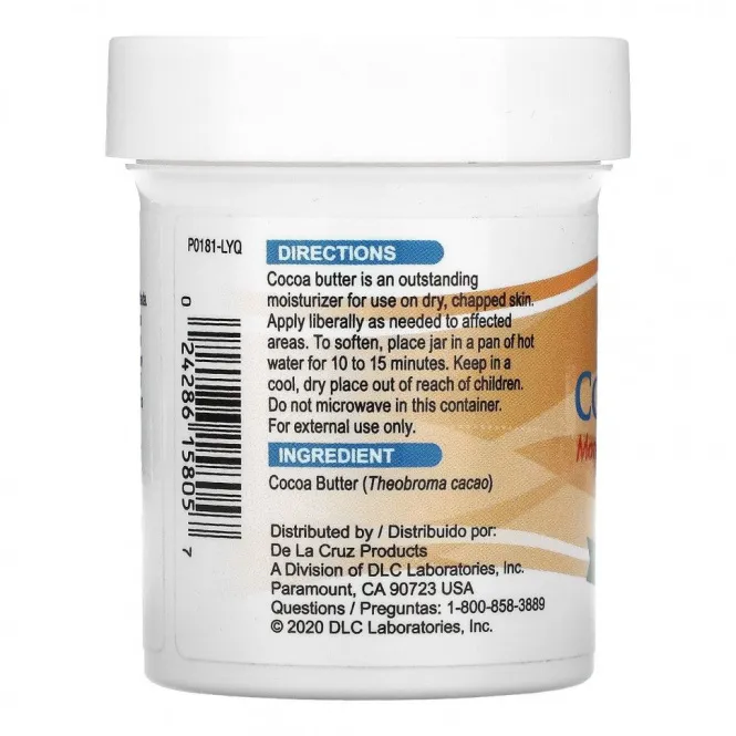 De La Cruz, 100% масло кокао, 2 унции (56,7 г)