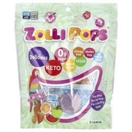 Zollipops, Original Clean Teeth Candy®, со вкусом тропических фруктов, 3,1 унции