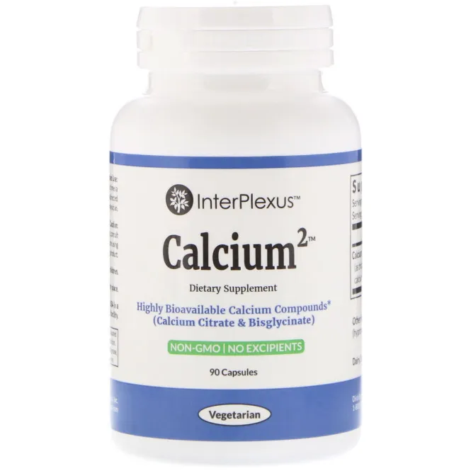InterPlexus Inc., Calcium2, 90 капсул